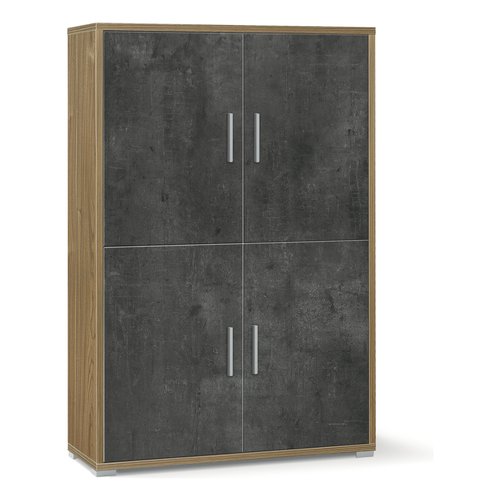 Base Sarmog ADB834NSONK DOUBLE Db834k Noce stelvio e Ossido nero