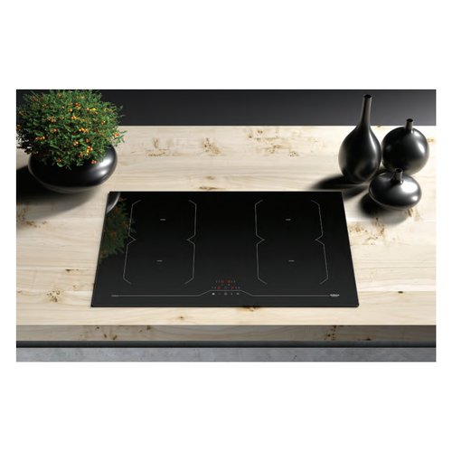 Piano cottura induzione Airforce PC78048 INTEGRA 80 4 b Black
