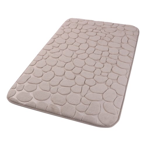 Tappeto bagno Idro Bric TASA4575BE MEMORY Sassi Beige