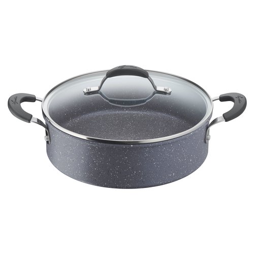 Tegame Lagostina 012163031826 TEMPRA MINERAL con coperchio Grigio