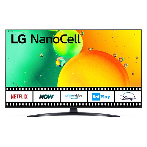 Lg Smart TV UHD Tv Lg 50NANO766QA.API SERIE NANO76 Smart TV UHD Black