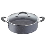 Tegame Lagostina 012163031826 TEMPRA MINERAL con coperchio Grigio