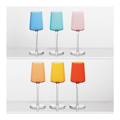 Set calici Amicasa WW22133 ARES Colori assortiti