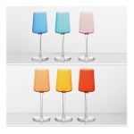 Amicasa - Set bicchieri Amicasa .Set 6 Calici Ares Color WW22133