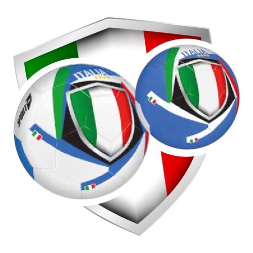 Pallone Mandelli 702100251 SPORT ONE Italia Assortito