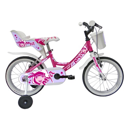 Bicicletta Mandelli 120165005 SPORT ONE Mya con Rotelle Ciclamino