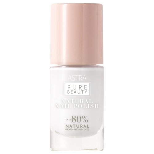 Smalto unghie Astra Pure beauty natural nail polish 01 Glacier