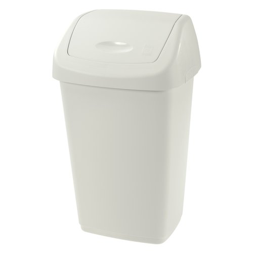 Pattumiera Tontarelli 8101386112 AURORA Coperchio basculante Bianco