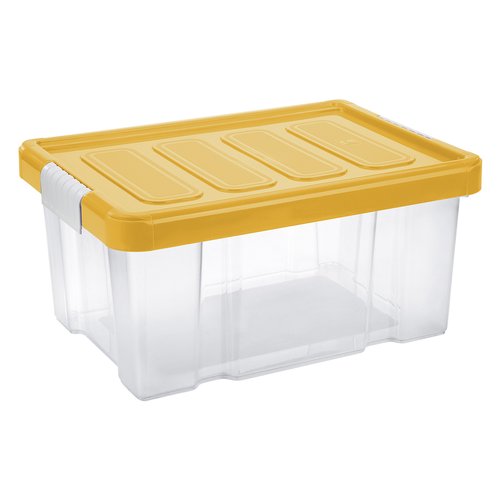 Contenitore Tontarelli 8035636ABV PUZZLE BOX con ruote Giallo