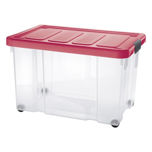 Contenitore Tontarelli 8035640ACH PUZZLE BOX con ruote Ciliegia