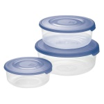 Tontarelli - Set contenitori alimenti Tontarelli 904066971G FAMILY FOOD Azzurro