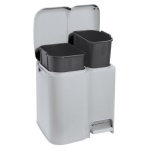 Pattumiera differenziata Tontarelli 810520510D AURORA Patty 2 Grigio