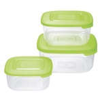 Tontarelli - Set contenitori alimenti Tontarelli 904063781A FAMILY FOOD Verde