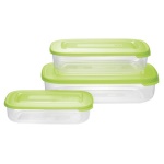 Tontarelli - Set contenitori alimenti Tontarelli 904057281A FAMILY FOOD Verde