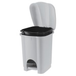 Tontarelli - Pattumiera Tontarelli 810153610D CAROLINA Coperchio a pedale Grigio