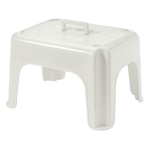 Tontarelli - Sgabello bagno Tontarelli 8101194112 DUMBO STOOL Impilabile con Manico