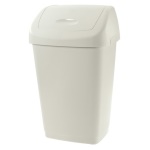 Tontarelli - Pattumiera Tontarelli 8101384112 AURORA Coperchio basculante Bianco