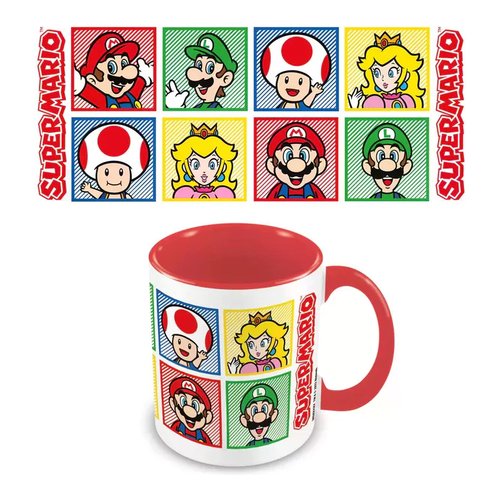 Tazza mug Pyramid International MGC26884 SUPER MARIO Face Red Inner