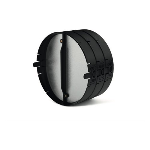 Deflettore cappa Airforce AFC4043064 Valvola antiritorno tripla Nero