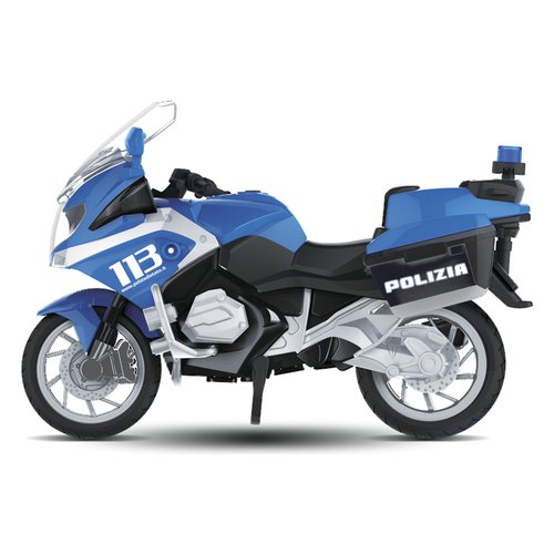Modellino moto Re. El Toys 0337 POLIZIA Moto con luci e suoni