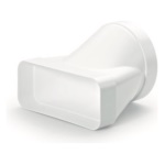 Airforce - Raccordo tubo cappa Airforce AFC4043006 Tondo 150mm rettangolare Bianc