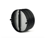 Airforce - Deflettore cappa Airforce AFC4043064 Valvola antiritorno tripla Nero