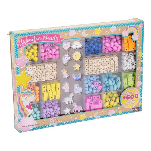 Gioco bigiotteria Nice 87029 WOODEN BEADS Big Box