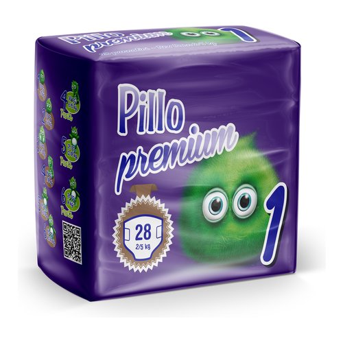 Pillo 1 Newborn Pannolini Pillo 00122 PREMIUM 1 Newborn