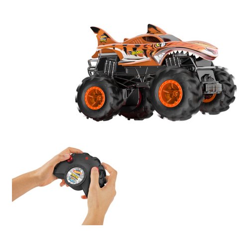 Radiocomando Mattel HNV03 HOT WHEELS Tiger Shark Monster Trucks 2,4 GH