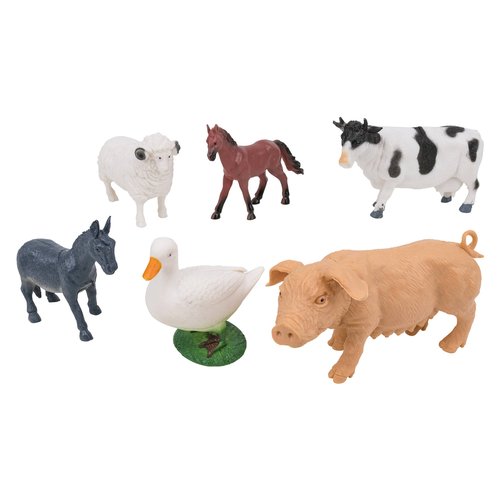 Animali giocattolo Globo 41705 W’TOY Set Animali della Fattoria Assort