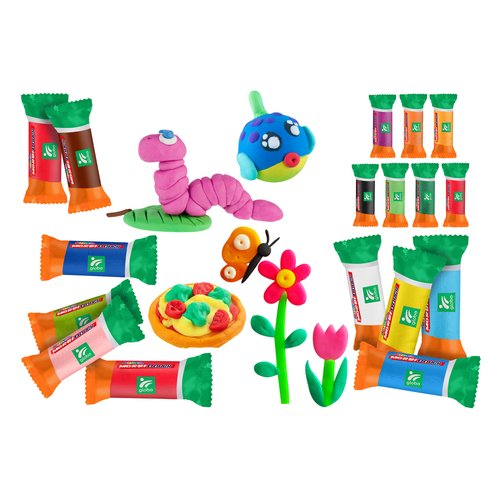 Pasta modellabile Globo 42166 KIDEA MORBIDOUGH Colori assortiti