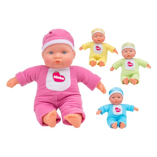 Bambola Globo 40988 BIMBO Pbaby piangente con 6 suoni Assortito