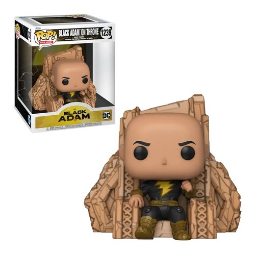Personaggio collezione Funko 64187 POP MOVIES Dc Black Adam On Throne 