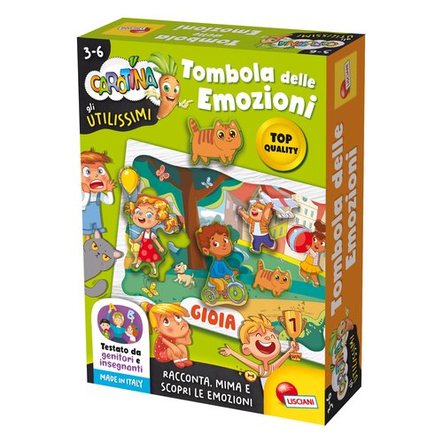 Gioco educativo Lisciani 102815 CAROTINA UTILISSIMI Tombola delle Emoz