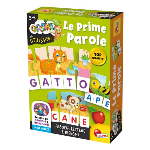 Gioco educativo Lisciani 102334 CAROTINA UTILISSIMI Le Prime Parole