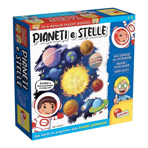 Gioco educativo Lisciani 100521 I'M A GENIUS Pianeti e Stelle