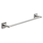 Gedy - Porta asciugamani parete Gedy FJ2145 38 FUJI Silver Spazzolato