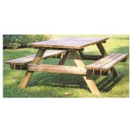 Tavolo picnic Alce 61013 Naturale