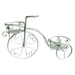 Amicasa - Porta piante Amicasa Bici 2 posti Verde Salvia