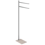 Gedy - Piantana porta asciugamani Gedy TA31 03 TANIA Cromo e Beige