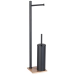 Gedy - Colonna attrezzata WC Gedy TA32 41 TANIA Bamboo e Nero