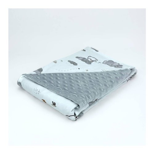 Coperta carrozzina Baby Idea PCKG Koala Grigio