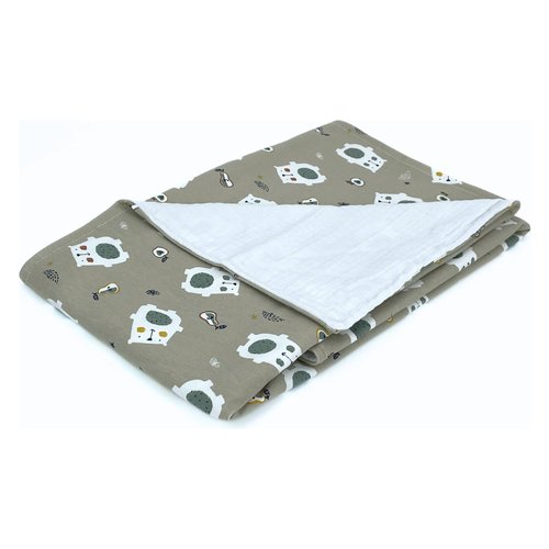 Coperta carrozzina Baby Idea MCOB Orso Beige