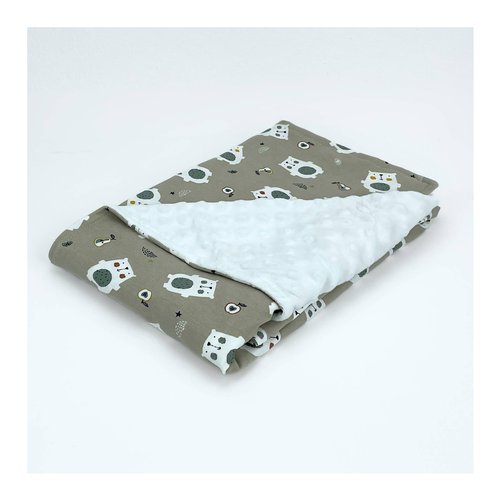Coperta carrozzina Baby Idea PCOB Orso Beige
