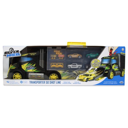 Modellino automezzo Ods 41412 SILVER WHEEL Camion Transporter 50 Shot 