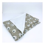 Coperta lettino Baby Idea PLOB Orso Beige