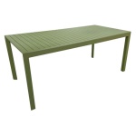 Amicasa - Tavolo da esterno Amicasa .Tavolo Carol Alu.180X90 Verde Oliva