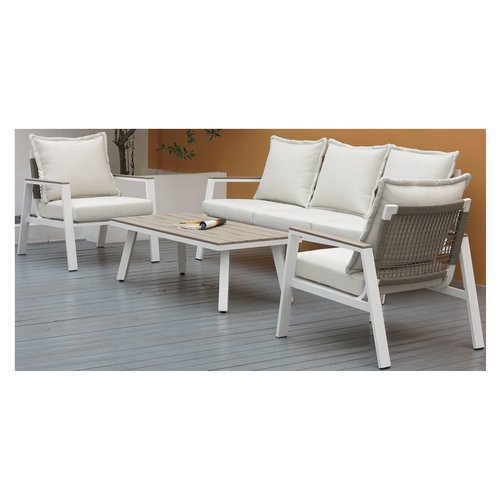 Set da esterno Amicasa BRH 10114 3 ALEX Bianco e Grigio