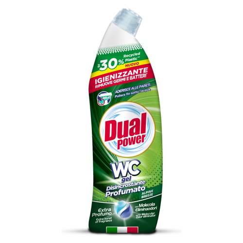 Detergente bagno Dual Power DS9118 Disincrostante WC Brezza Alpina