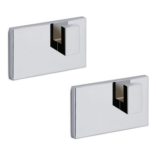 Fissaggi Gedy 2405 13 AUGUSTUS 2 placche adesive Cromo lucido